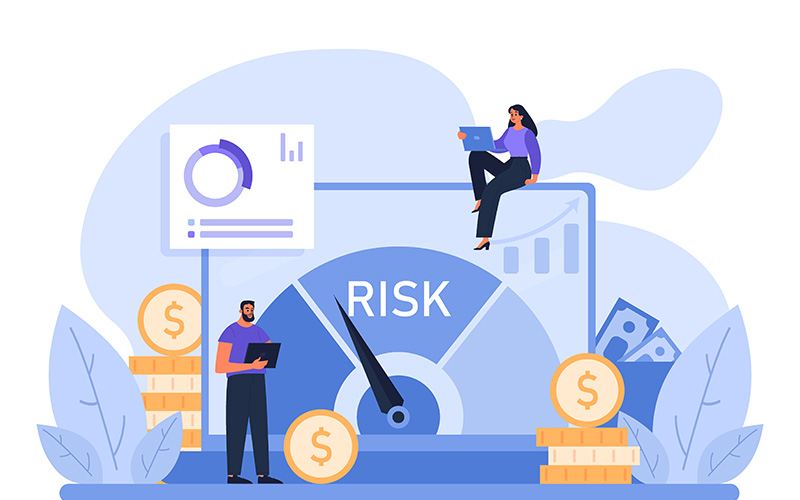 Business professionals evaluating commercial property risks.
