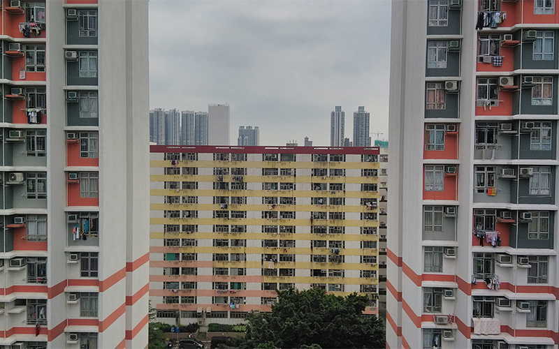 Residential buildings in Singapore for property valuation.